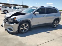 Salvage cars for sale at Grand Prairie, TX auction: 2019 Jeep Cherokee Limited