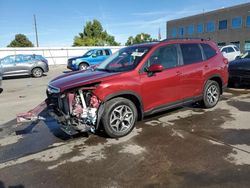 Subaru Vehiculos salvage en venta: 2020 Subaru Forester Premium