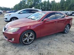 Salvage cars for sale at Hampton, VA auction: 2009 Lexus IS 250