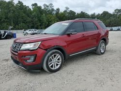 Ford Explorer salvage cars for sale: 2017 Ford Explorer XLT