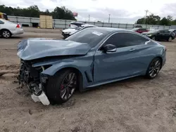 Salvage cars for sale at Newton, AL auction: 2021 Infiniti Q60 RED Sport 400