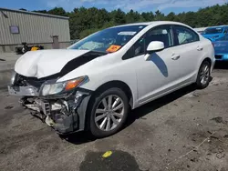 Honda Civic ex salvage cars for sale: 2012 Honda Civic EX