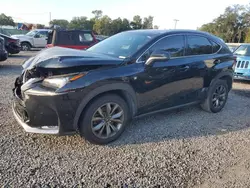 Salvage cars for sale at Arcadia, FL auction: 2017 Lexus NX 200T Base