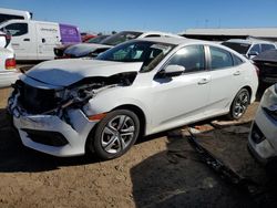 Honda salvage cars for sale: 2017 Honda Civic LX