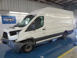 Salvage trucks for sale at Fort Wayne, IN auction: 2017 Ford Transit T-250