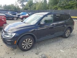 Salvage cars for sale at Waldorf, MD auction: 2018 Volkswagen Tiguan S