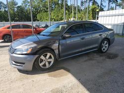 Salvage cars for sale from Copart Harleyville, SC: 2012 Volkswagen Passat SE