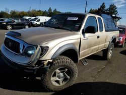 Salvage trucks for sale at Denver, CO auction: 2003 Toyota Tacoma Xtracab