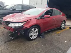 Salvage cars for sale at Chicago Heights, IL auction: 2018 Chevrolet Volt LT