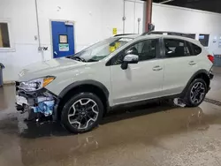 Salvage cars for sale at Blaine, MN auction: 2016 Subaru Crosstrek Limited