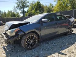 Salvage cars for sale at Waldorf, MD auction: 2015 Toyota Corolla L