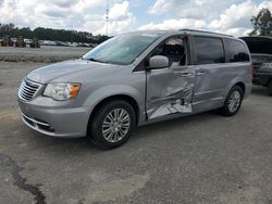 Salvage cars for sale at Dunn, NC auction: 2016 Chrysler Town & Country Touring L