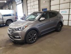 Salvage cars for sale at Blaine, MN auction: 2017 Hyundai Santa FE Sport