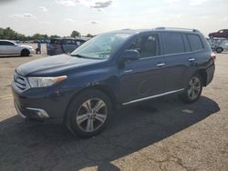 Salvage cars for sale at Pennsburg, PA auction: 2012 Toyota Highlander Limited