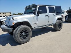 Jeep Wrangler salvage cars for sale: 2011 Jeep Wrangler Unlimited Sahara