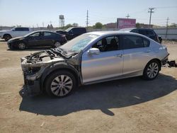 Salvage cars for sale at Chicago Heights, IL auction: 2015 Honda Accord EXL