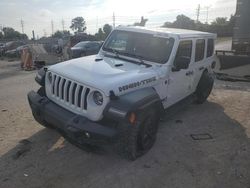 Jeep Wrangler Unlimited Sport salvage cars for sale: 2022 Jeep Wrangler Unlimited Sport