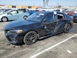 Salvage cars for sale from Copart Van Nuys, CA: 2022 Honda Civic Sport