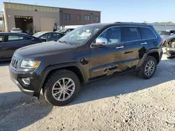 Salvage cars for sale at Kansas City, KS auction: 2014 Jeep Grand Cherokee Limited