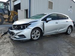 Salvage cars for sale at Mercedes, TX auction: 2017 Chevrolet Cruze LT