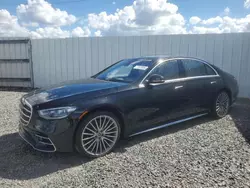 Mercedes-Benz salvage cars for sale: 2023 Mercedes-Benz S 580 4matic