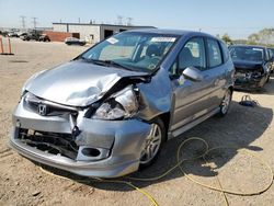 Honda salvage cars for sale: 2008 Honda FIT Sport