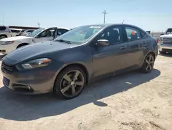 Salvage cars for sale at Andrews, TX auction: 2015 Dodge Dart GT