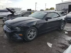 Salvage cars for sale at Chicago Heights, IL auction: 2014 Ford Mustang