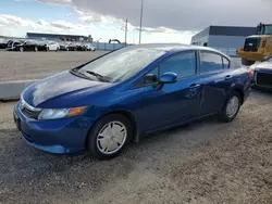 Salvage cars for sale at Nisku, AB auction: 2012 Honda Civic LX