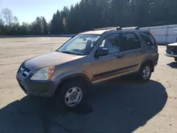 Honda cr-v lx salvage cars for sale: 2003 Honda CR-V LX