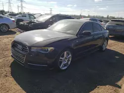 Salvage cars for sale at Elgin, IL auction: 2016 Audi A6 Premium Plus