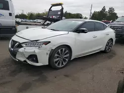 Salvage cars for sale at Denver, CO auction: 2019 Nissan Maxima S