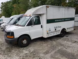 Salvage trucks for sale at North Billerica, MA auction: 2003 Chevrolet Express G3500