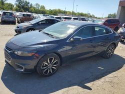 Salvage cars for sale at Fort Wayne, IN auction: 2017 Chevrolet Malibu LT