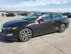 Salvage cars for sale at Grand Prairie, TX auction: 2022 Chevrolet Malibu RS