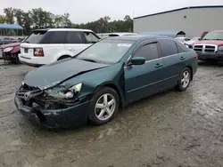 Salvage cars for sale at Spartanburg, SC auction: 2003 Honda Accord EX