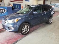 Salvage cars for sale at Angola, NY auction: 2018 Ford Escape SE