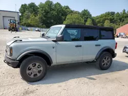 Salvage cars for sale at Mendon, MA auction: 2022 Ford Bronco Base