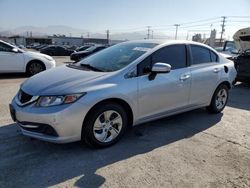 Salvage cars for sale at Sun Valley, CA auction: 2015 Honda Civic LX