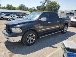 Salvage trucks for sale at Wichita, KS auction: 2016 Dodge 1500 Laramie