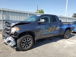 Toyota Tundra Vehiculos salvage en venta: 2015 Toyota Tundra Double Cab SR