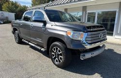 Salvage trucks for sale at North Billerica, MA auction: 2014 Toyota Tundra Crewmax Limited