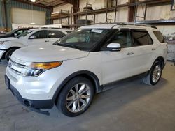 Salvage cars for sale at Eldridge, IA auction: 2013 Ford Explorer Limited