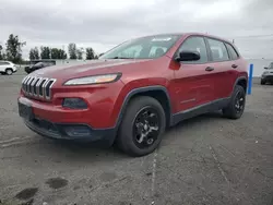 Salvage cars for sale at Portland, OR auction: 2015 Jeep Cherokee Sport