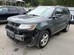 Salvage cars for sale at Savannah, GA auction: 2016 Ford Explorer XLT