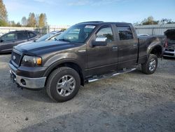 Ford salvage cars for sale: 2007 Ford F150 Supercrew