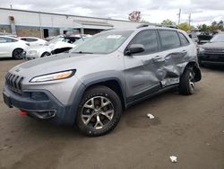 Jeep salvage cars for sale: 2015 Jeep Cherokee Trailhawk