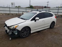 Salvage cars for sale at Chicago Heights, IL auction: 2012 Subaru Impreza Sport Limited