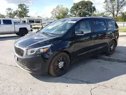 Salvage cars for sale at Rogersville, MO auction: 2015 KIA Sedona LX