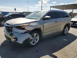 Toyota Vehiculos salvage en venta: 2016 Toyota Highlander Limited